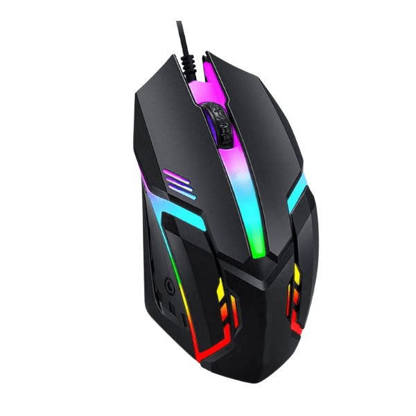 BD KEYBOARD (1) Gaming Mouse – M6 1200 DPI RGB 7 Color LED Wired Mouse for PC & LaptopI Dexora Technologies - Image 1