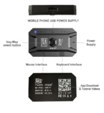 M1 Pro+ Mobile Gaming Keyboard Mouse Combo with Bluetooth Converter - Image 6