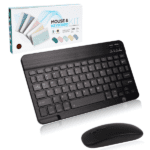 Ultra-Slim Bluetooth Keyboard Mouse combo for iPad, Android, PC & Laptop